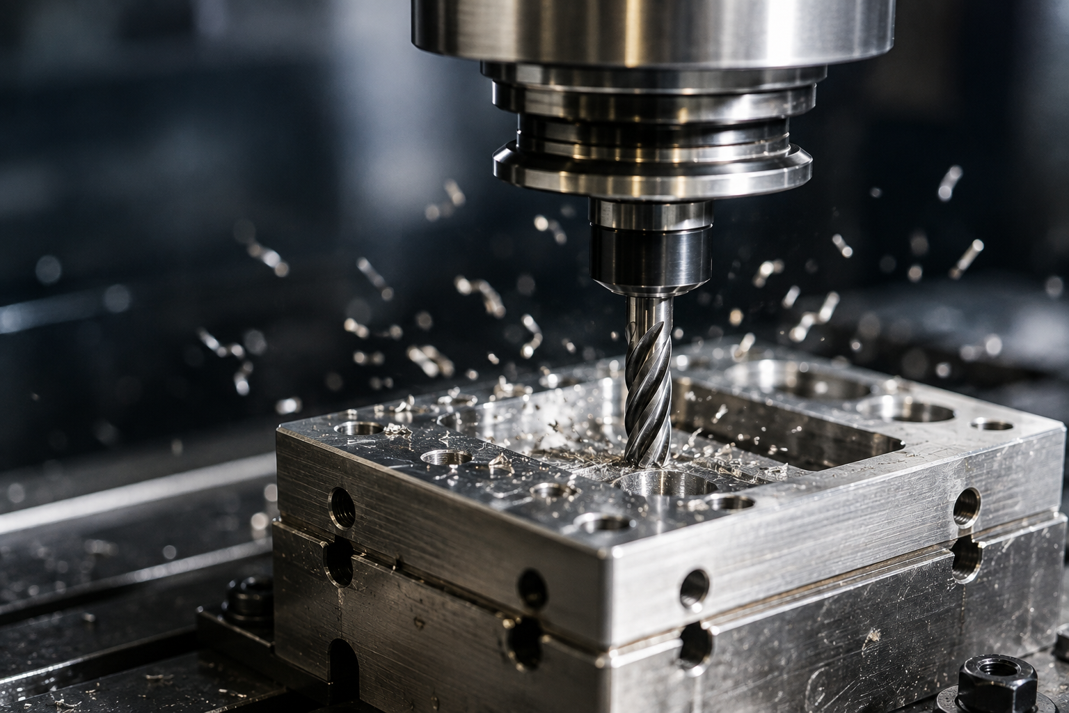 how to prevent burrs in CNC machining example