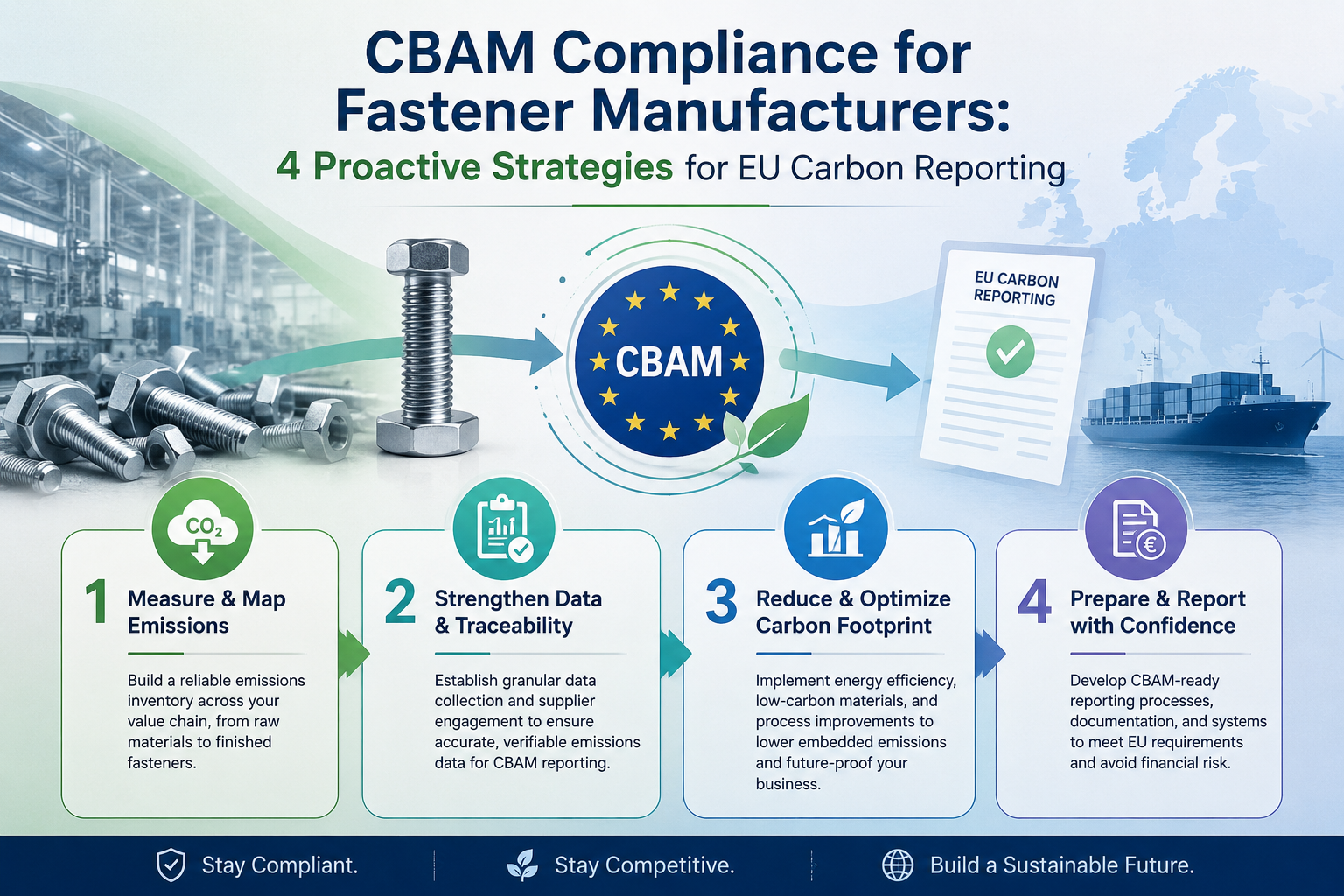 CBAM compliance for fastener manufacturers regulatory transition