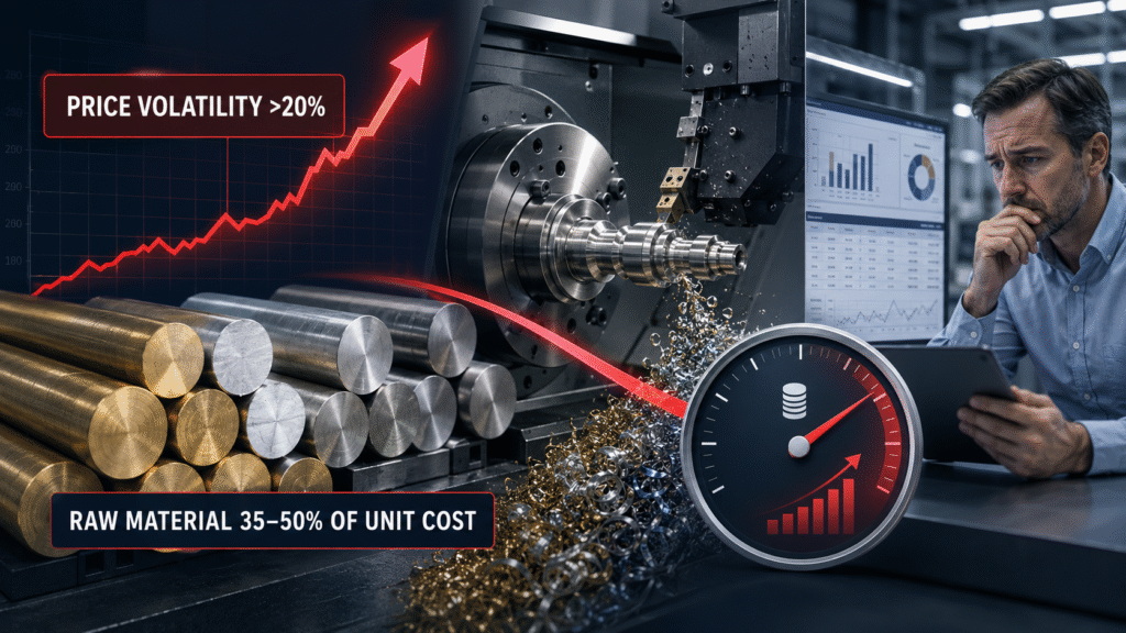 managing metal raw material price volatility through blanket purchase orders for precision machining